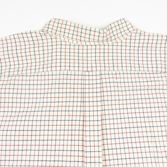 Polo Ralph Lauren 4XLT Tall Men's Shirt Button-Down White Graph Check Flannel - Picture 10 of 14